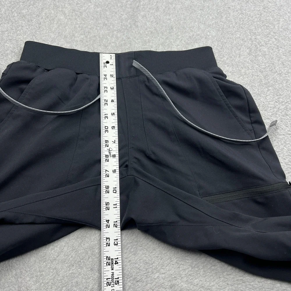 Fabletics All-Shift Scrub Jogger Mens Small Black Medical Drawstring GJ2500501
